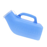 Maxbell Maxbell 1000ml Elder Urinal Bottle Chamber Pot Emergency Toilet Pouch with Lids Blue