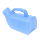 Maxbell Maxbell 1000ml Elder Urinal Bottle Chamber Pot Emergency Toilet Pouch with Lids Blue