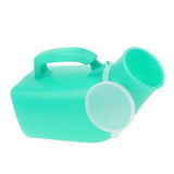 Maxbell Maxbell 1000ml Elder Urinal Bottle Chamber Pot Emergency Toilet Pouch with Lid Green
