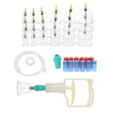 Maxbell Maxbell Set of 24 Pieces Anti Cellulite Massage Vacuum Cupping Cup with Suction Pump