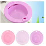 Maxbell Maxbell Hip Bath Tub Sitz Bath for Toilet Hemorrhoid Avoid Squatting Pink