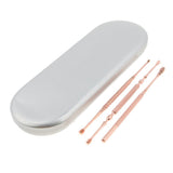 Maxbell Maxbell 1 Set Double-Ended Ear Wax Remover Cleaner Tool Ear Curette Spoon Ear Care