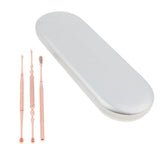 Maxbell Maxbell 1 Set Double-Ended Ear Wax Remover Cleaner Tool Ear Curette Spoon Ear Care