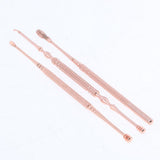 Maxbell Maxbell 1 Set Double-Ended Ear Wax Remover Cleaner Tool Ear Curette Spoon Ear Care