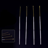 Maxbell Maxbell 4 Pieces Stainless Steel Copper Ear Pick Ear Wax Curette Earwax Removal Set
