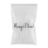 Maxbell Maxbell 4 Pieces Stainless Steel Ear Pick Ear Wax Curette Earwax Removal Set Kit