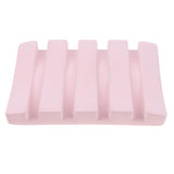 Maxbell Maxbell Rectangle Diatomite Earth Soap Bar Holder Water Absorbent Soap Pad Pink