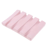 Maxbell Maxbell Rectangle Diatomite Earth Soap Bar Holder Water Absorbent Soap Pad Pink