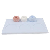 Maxbell Maxbell Diatomite Toothbrush Rinse Cup Mug Stand Holder Storage Rack Box Set Blue
