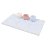 Maxbell Maxbell Diatomite Toothbrush Rinse Cup Mug Stand Holder Storage Rack Box Set Blue