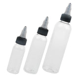 Maxbell Maxbell 20 Piece Empty Plastic Squeeze Bottle withTwist Top Cap Tip Applicator 30ml