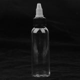 Maxbell Maxbell 20 Piece Empty Plastic Squeeze Bottle withTwist Top Cap Tip Applicator 60ml