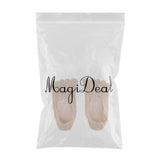 Maxbell 1 Pair 5-Toe Gel Moisturizing Socks - Five Finger Invisible Shallow Mouth Boat Socks - Foot Care - Skin Color - Aladdin Shoppers