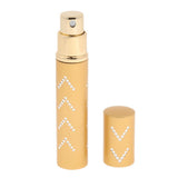 Maxbell Maxbell 10ml Refillable Empty Fine Mist Sprayer Bottle Perfume Makeup Vial Gold