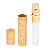 Maxbell Maxbell 10ml Refillable Empty Fine Mist Sprayer Bottle Perfume Makeup Vial Gold