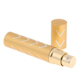 Maxbell Maxbell 10ml Refillable Empty Fine Mist Sprayer Bottle Perfume Makeup Vial Gold