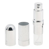 Maxbell Maxbell 6ml Travel Empty Perfume Spray Bottle Aftershave Atomizer Refillable Silver