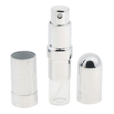 Maxbell Maxbell 6ml Travel Empty Perfume Spray Bottle Aftershave Atomizer Refillable Silver