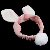 Maxbell Maxbell Women Girls Elastic Washing Face Shower Headband Makeup Hair Band Pink