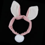 Maxbell Maxbell Women Girls Elastic Washing Face Shower Headband Makeup Hair Band Pink