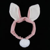 Maxbell Maxbell Women Girls Elastic Washing Face Shower Headband Makeup Hair Band Pink