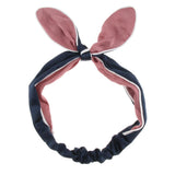 Maxbell Maxbell Soft Elastic HeadBand Shower Hairlace Hairband Women Girls Dark Blue Red