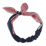 Maxbell Maxbell Soft Elastic HeadBand Shower Hairlace Hairband Women Girls Dark Blue Red