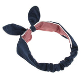 Maxbell Maxbell Soft Elastic HeadBand Shower Hairlace Hairband Women Girls Dark Blue Red