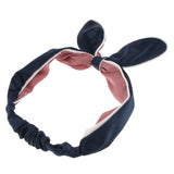 Maxbell Maxbell Soft Elastic HeadBand Shower Hairlace Hairband Women Girls Dark Blue Red