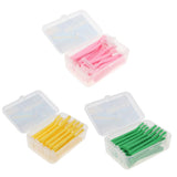 Maxbell Maxbell 20 Pieces Interdental Brush Toothpick Floss Teeth Cleaner Oral Care Pink