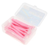 Maxbell Maxbell 20 Pieces Interdental Brush Toothpick Floss Teeth Cleaner Oral Care Pink