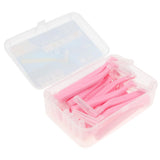Maxbell Maxbell 20 Pieces Interdental Brush Toothpick Floss Teeth Cleaner Oral Care Pink
