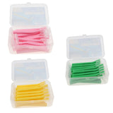 Maxbell Maxbell 20 Pieces Interdental Brush Toothpick Floss Teeth Cleaner Oral Care Pink