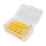 Maxbell Maxbell 20 Pieces Interdental Brush Toothpick Floss Teeth Cleaner Oral Care Yellow