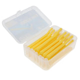 Maxbell Maxbell 20 Pieces Interdental Brush Toothpick Floss Teeth Cleaner Oral Care Yellow