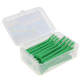 Maxbell Maxbell 20 Pieces Interdental Brush Toothpick Floss Teeth Cleaner Oral Care Green