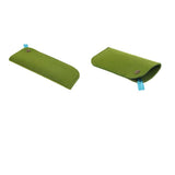 Maxbell Maxbell 2 Pack Soft Felt Eyeglass Slip Cases Glasses Sunglasses Pouch Storage Green