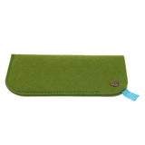 Maxbell Maxbell 2 Pack Soft Felt Eyeglass Slip Cases Glasses Sunglasses Pouch Storage Green