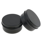 Maxbell Maxbell 10Pieces Empty Metal Cosmetic Containers Travel Tins Makeup Sample Jars  30g