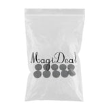 Maxbell Maxbell 10Pieces Empty Metal Cosmetic Containers Travel Tins Makeup Sample Jars  50g