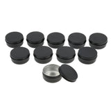 Maxbell Maxbell 10Pieces Empty Metal Cosmetic Containers Travel Tins Makeup Sample Jars  50g