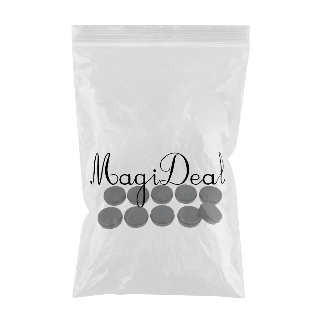Maxbell Maxbell 10Pieces Empty Metal Cosmetic Containers Travel Tins Makeup Sample Jars  80g