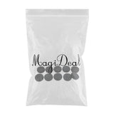 Maxbell Maxbell 10Pieces Empty Metal Cosmetic Containers Travel Tins Makeup Sample Jars  80g