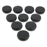 Maxbell Maxbell 10Pieces Empty Metal Cosmetic Containers Travel Tins Makeup Sample Jars  80g