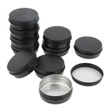 Maxbell Maxbell 10Pieces Empty Metal Cosmetic Containers Travel Tins Makeup Sample Jars  80g