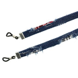 Maxbell Maxbell Retro Grinding Old Glasses Rope Cord Eyeglasses String Retainer  Dark Blue