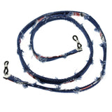Maxbell Maxbell Retro Grinding Old Glasses Rope Cord Eyeglasses String Retainer  Dark Blue