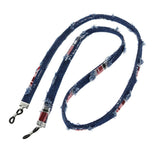 Maxbell Maxbell Retro Grinding Old Glasses Rope Cord Eyeglasses String Retainer  Dark Blue