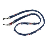 Maxbell Maxbell Retro Grinding Old Glasses Rope Cord Eyeglasses String Retainer  Dark Blue