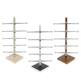 Maxbell 2 Pcs 5 Layers Wood Sunglasses Display Stand Eyeglasses Shelves